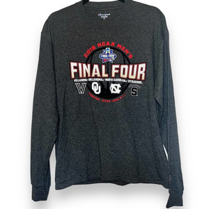 2016 NCAA‎ Final Four Mens Champion Graphic T-Shirt Gray Long Sleeve Crew M